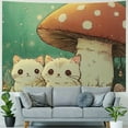 thumbnail image 4 of Patifu Cute Cat Tapestry Wall Hanging Unique Style Graphic Tapestries for Home Wall Decor Living Room Bedroom 40x60inch, 4 of 6