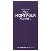 Zara Night Pour Homme I for Men Long Lasting Masculine Cologne for Daily and Evening Wear Modern and Elegant Scent Eau de Parfum 100ml (3.38 fl. oz.)