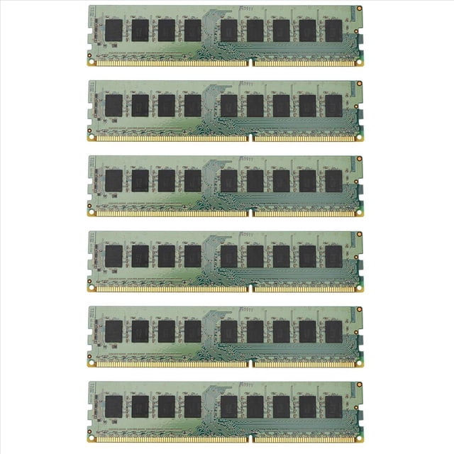 6X 8 GB de Memoria RAM 2RX8 1.35V DDR3 PC3L-12800e 1600MHz 240 Pines ECC RAM Sin BúFer para Server Workstation