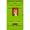 thumbnail image 2 of Silky Terrier Red Green Snowflake Holiday Christmas Wall or Door Hanging Prints, 2 of 2