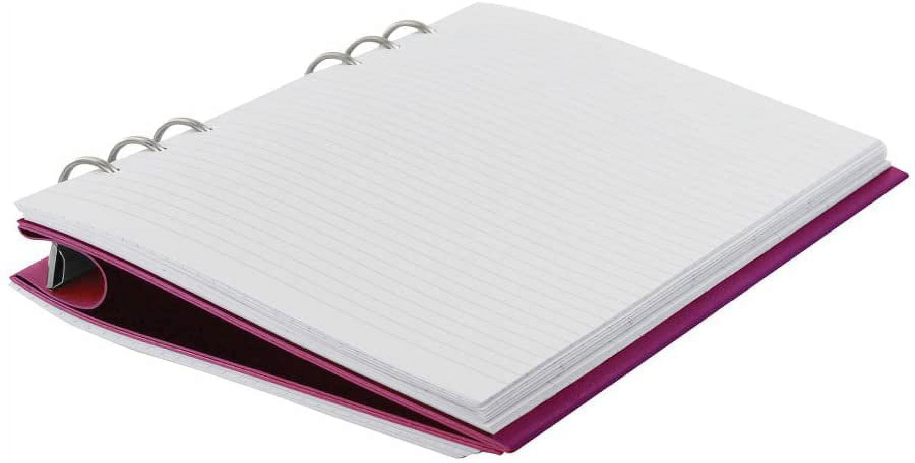 Filofax Clipbook, Refillable Patterns Notebook, Indigo Floral, A5 (8.25 x  5.75) Ruled, Plain and Quadrille Notes Pages, Undated Planner, Yearly,  Monthly and Weekly Calendar (B023624) 