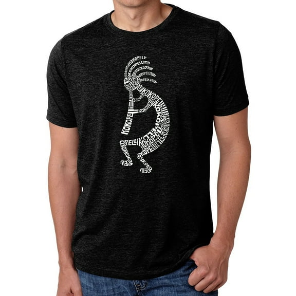 LA Pop Art Men's Premium Blend Word Art T-shirt - Kokopelli