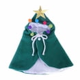 thumbnail image 1 of Disfraz navideño para mascotas, capa navideña para cachorros, para gatos y perros de tamaño pequeño a mediano, 1 of 6
