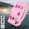 thumbnail image 7 of TECH CIRCLE for iPad Air 6th Gen 11 Inch Case 2024,iPad Pro 11 Inch Case 2024 5th Gen(M4),Strawberry Panda Shockproof Rugged Lightweight Convertible Stand Kids Friendly Tablet Case with Handles,Pink, 7 of 7
