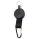 thumbnail image 4 of Porta retráctil Zulema con clip de mosquetón con cable de metal Negro A, 4 of 8