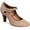 Blush Suede Patent, variant on Womens Velmah Round Toe Ankle Strap Mary Jane Heels