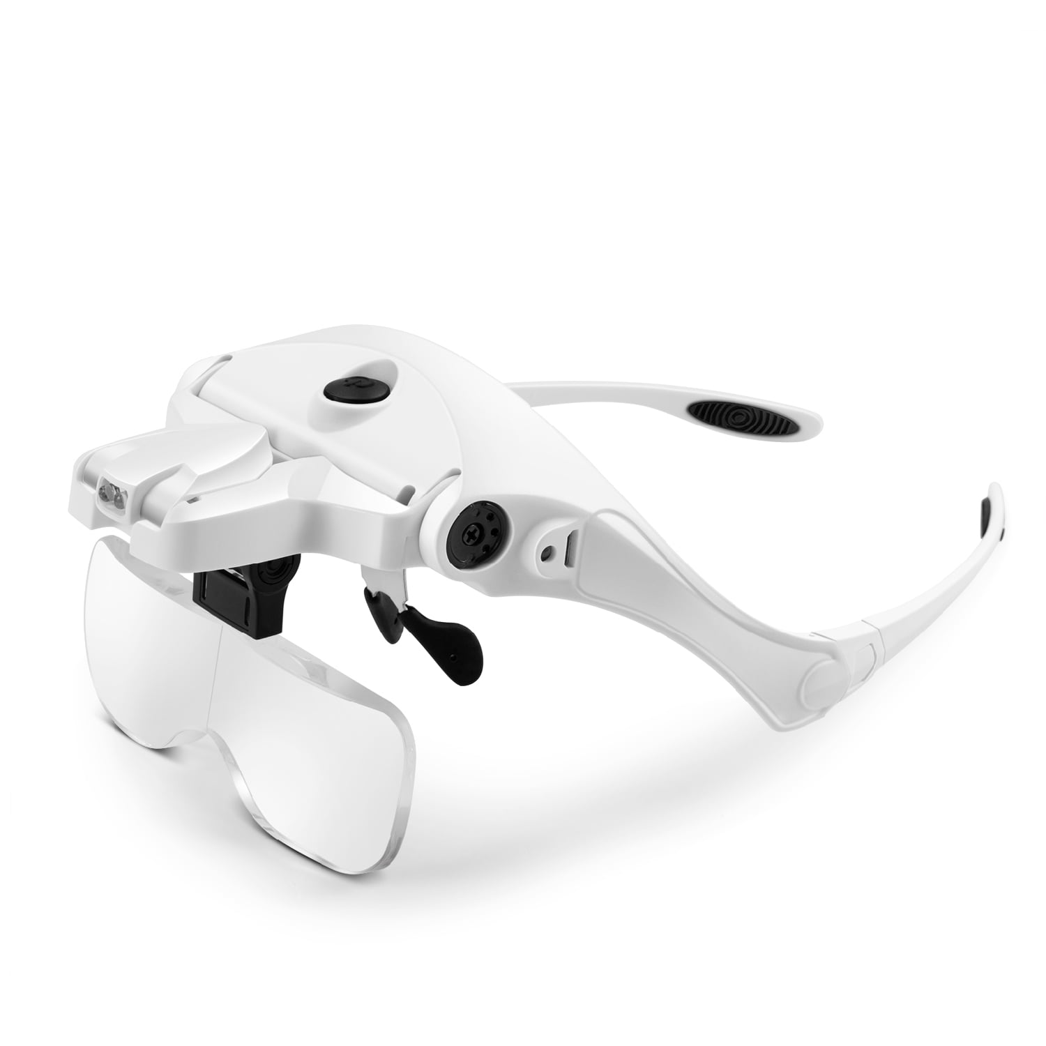 Magnifying glass Head-Mounted Magnifier Hands Free Watchmaker Repair Loupe 