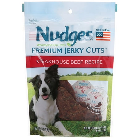 Nudges Steakhouse Beef Fillets Jerky Dog Treats