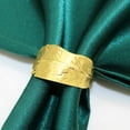 thumbnail image 3 of ACDANC Napkin Rings,Shiny Gold Napkin Rings,Handcrafted Flower Napkin Rings,Decorative Artistic Curved Napkin Rings for Towelsfor Towels,style5, 3 of 3