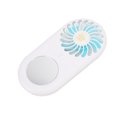 thumbnail image 3 of Ventilador de mano con mini espejo ventilador USB recargable portátil para niños niñas mujer hombre azul, 3 of 10