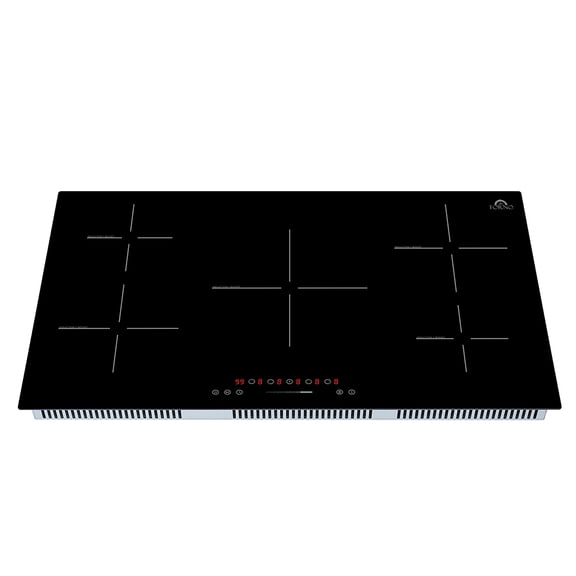 Forno Parco 36-Inch Induction Cooktop, 5 Zones, 10,200W Total Power, Touch Control, 9 Power Levels, Booster Function