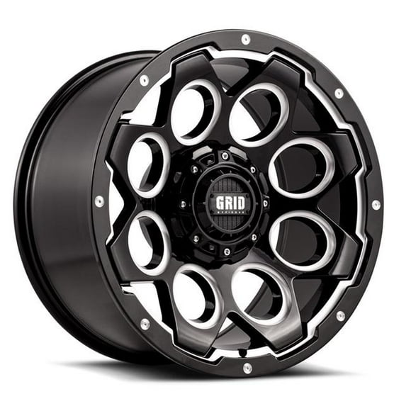 18 x 9 Po. Roues Noir Brillant avec Accents Naturels pour 1996-1999 Acura SLX