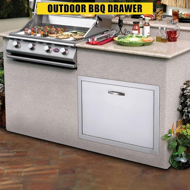 Qinaqin 1 Stainless Steel Right-Opening Gabinete Puerta 17\