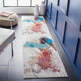 thumbnail image 3 of SAFAVIEH Aria Deena Abstract Area Rug, Ivory/Red, 8' x 10', 3 of 9