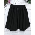thumbnail image 3 of iiniim Kids Girls Basic Chiffon Pleated Pull-on Wrap Skirt Skort Ballet Dancewear Daily Casual Outfits, 3 of 7