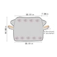thumbnail image 2 of Sales Today Clearance! JASKFLY Front Windshield Cover Snow Cover Car Coat Frost Half Cover Snow Shield, 2 of 2