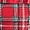 Brilliant Red Tartan Plaid, variant on Joyspun Women’s Stretch Velour Long Sleeve Top, Pants, and Socks Pajama Set, 3-Piece, Sizes XS-4X