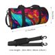thumbnail image 2 of Balery Colorful Abstract Swirls Bolsa de Gimnasio para Mujeres y Hombres, Bolsa de Viaje Impermeable, Bolsa de Fin de Semana con Compartimento para Zapatos y Bolsillo Húmedo, 2 of 6