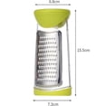 thumbnail image 2 of Stainless Steel Cheese and Zester for Kitchen Use Rust Proof with Cleaning Brush Green 1Pc, 2 of 2