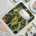 thumbnail image 2 of Map Section Square Desk Mat Mousepad, 8.3x9.8 Inch Non-Slip Rubber Bottom, Printed Gaming Mousepad for Office and Gaming, 2 of 6