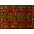 thumbnail image 1 of Ahgly Company Indoor Rectangle Animal Yellow Traditional Area Rugs, 8' x 12', 1 of 4