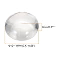 thumbnail image 2 of Canicas de Vidrio Planas Decorativas Uxcell 12-14mm Relleno de Jarrón Transparente para Decoración, 100Pcs, 2 of 6