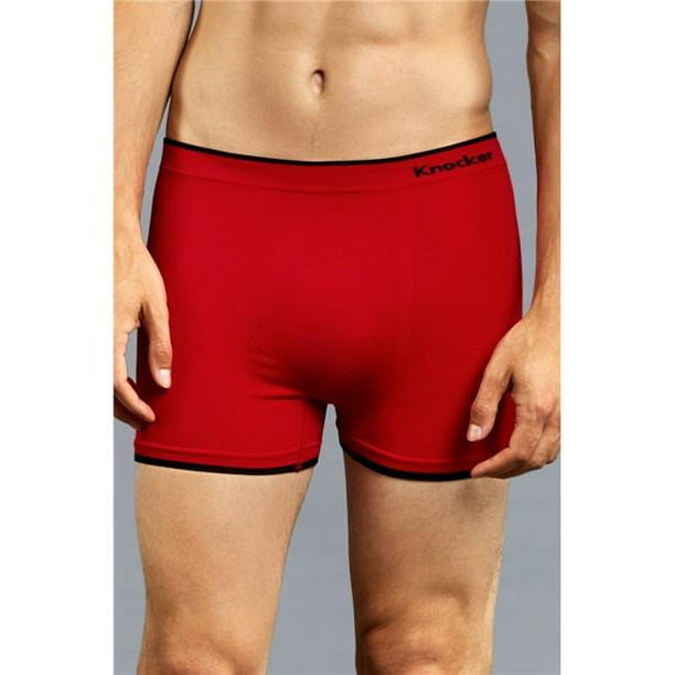 Knocker Knocker MWMS002M Mens Seamless Boxer Briefs Assorted Color