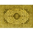 thumbnail image 1 of Ahgly Company Machine Washable Indoor Rectangle Persian Yellow Traditional Area Rugs, 7' x 9', 1 of 4