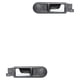 thumbnail image 1 of Par de MANIJAS PUERTA INTERIOR HUSHAN Jetta 1999 al 2010 Volkswagen traseras Negro/cromado, 1 of 4