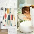 thumbnail image 7 of Yayeee 2 Pack Hand Towels for Bathroom 100% Cotton 16" x 28" Soft Absorbent Kitchen Towel, Red Geometric, 7 of 7