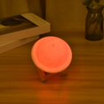 thumbnail image 3 of Lámpara de Saturno USB recargable con soporte, luz , regalo de cumpleaños, Control táctil, regalos, espacio para amigos junto a la cama, decoración del hogar para bebés Diámetro 15cm Zulema lámpara táctil usb, 3 of 8