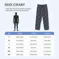thumbnail image 4 of Balery Spaceships And Stars In Outer Space Pantalones de pijama para hombre, pijama ultraligero, pantalón de descanso-Medium, 4 of 6