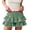 Green, variant on BUWTTER Skirts for Women Casual Athletic Plaid Ruffle Comfortable Stretchy Y2K Summer Sports Short Green Skirt L
