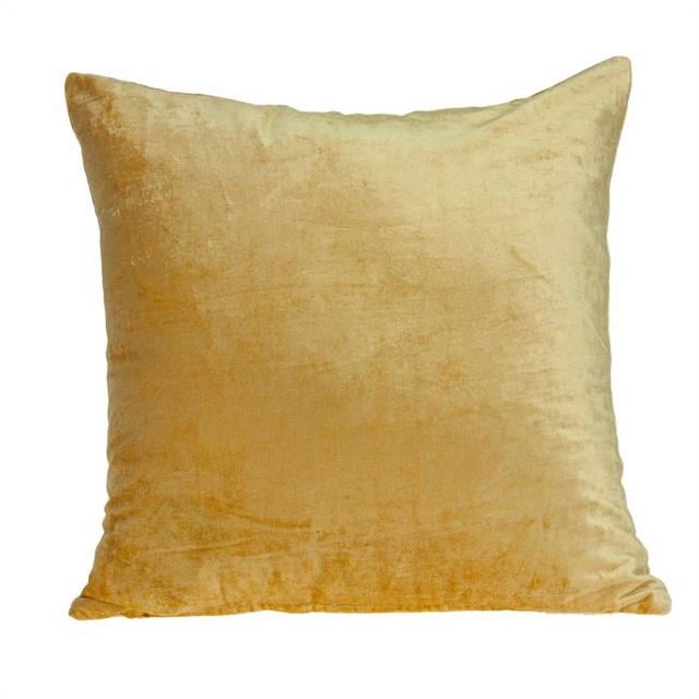 HomeRoots 333854 20 x 0,5 x 20 Po Coussin Solide Jaune Transitionnel