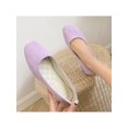thumbnail image 5 of SIMANLAN Women's Flats Slip on Ballet Flats Comfort Casual Shoes Light Purple 7, 5 of 5