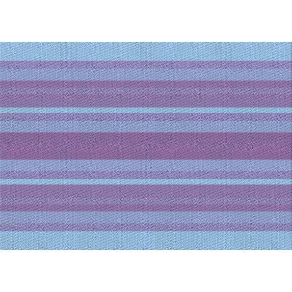 Ahgly Company Machine Washable Indoor Rectangle Transitional Denim Blue Area Rugs, 7' x 9'