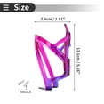 thumbnail image 4 of Unique Bargains Bike Bottle Cage Rack Integrally-formed Plastic Drinks Holder Purple, 4 of 7