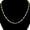 Gold Color, variant on 3mm Gold Chain For Men Women Jewelry 14K Yellow Gold Link Chain Necklaces Collier