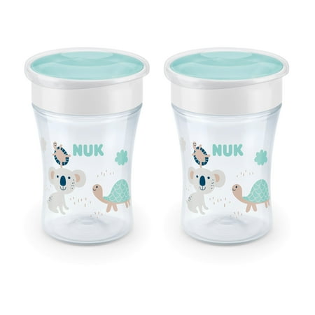 NUK Evolution 360 Spoutless Cup, 8 oz, 2-Pack