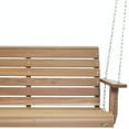 thumbnail image 3 of All Things Cedar PS70 Natural Western Red Cedar 6 Foot Porch Swing, 3 of 4