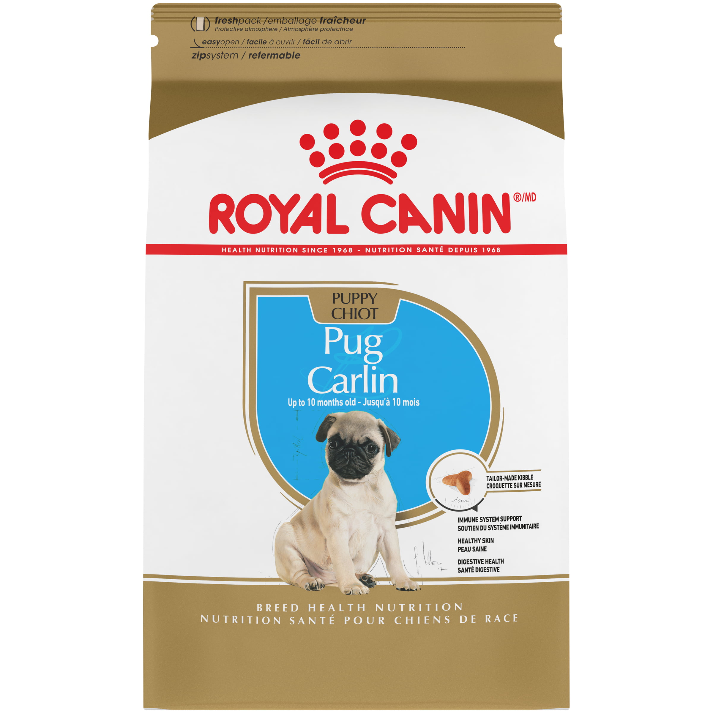 Royal Canin Pug Puppy Dry Dog Food, 2.5 