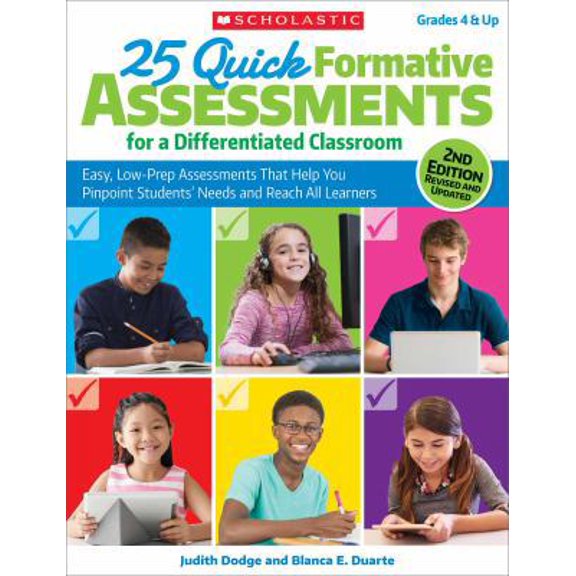 Pre-Owned 25 Quick Formative Assessments for a Differentiated Classroom, 2nd Edition (Paperback) 1338135163 9781338135169