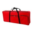 thumbnail image 4 of Esquirla 61 Key Keyboard Case Carrying Case Waterproof Piano Gig Bag for Music Studio red, 4 of 8