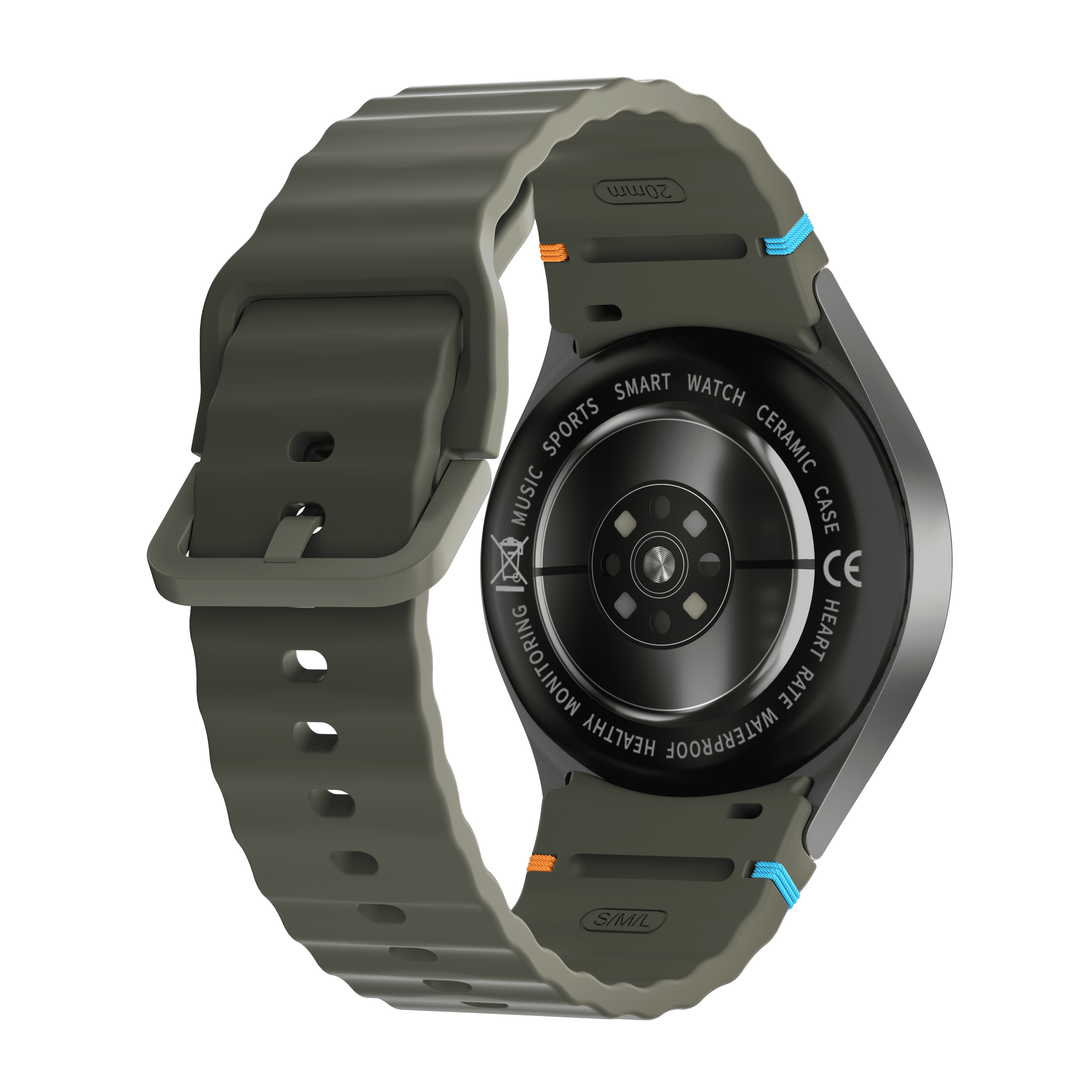E EYAFA Smart Watch JS Watch7 Mini Bluetooth Call Sports Watch with 1.3 inch AMOLED Screen for Men and Women