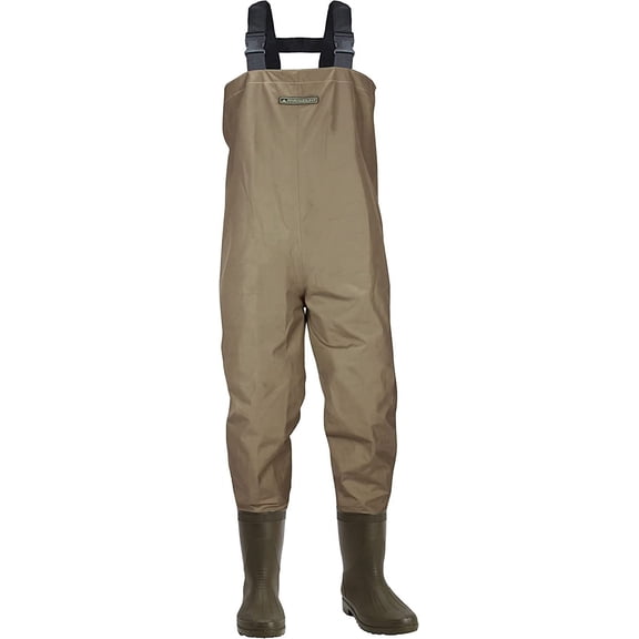 Paramount Outdoors Slipstream Men's 2 Ply Nylon/PVC Cleated Bootfoot Chest Waders, Size 10