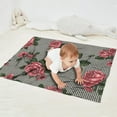 thumbnail image 2 of Pioneer Flower Blanket,Comfortable Soft Flannel Throw Blanket,All Season,Warm Lightweight Blankets for Sofa Bed Couch Living Room Chair,30"x40"(80x100cm), 2 of 4