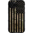 thumbnail image 1 of Rugged Shield Limited Edition Case Design by EGO Tactical for Apple iPhone 12 Mini (5.4") - Subdued US Flag Over Multicam Scorpion OCP Camouflage, 1 of 3