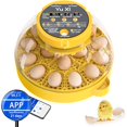 YuXi 16 Egg Incubator for Hatching Eggs, App Track Temperature