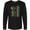 AB-Black, variant on Inktastic Mardi Gras Flag Long Sleeve T-Shirt