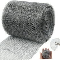 TALENO Wire Mesh Roll Stainless Steel Hole Filler Fabric for Mice Control Flexible Double Layer Gap Blocker Wire Mesh Roll Window Screen Mesh for Garden House and DIY, Rodent Barrier